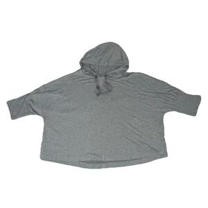 💞New Women’s 3X (24W-26W) Super Soft & Stretchy Lightweight Gray Pullover Hoodie